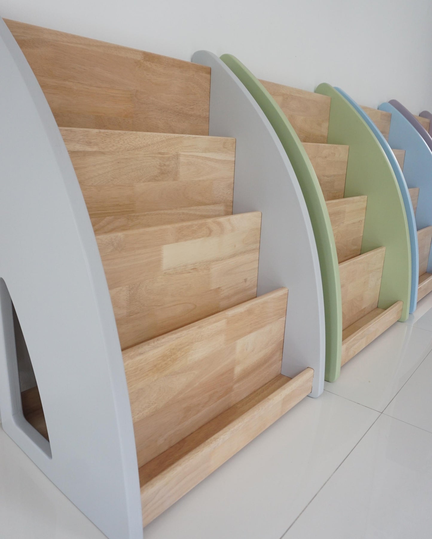 Cerita Solid Wood Front Facing Book Shelf Aden + Ren Malaysia