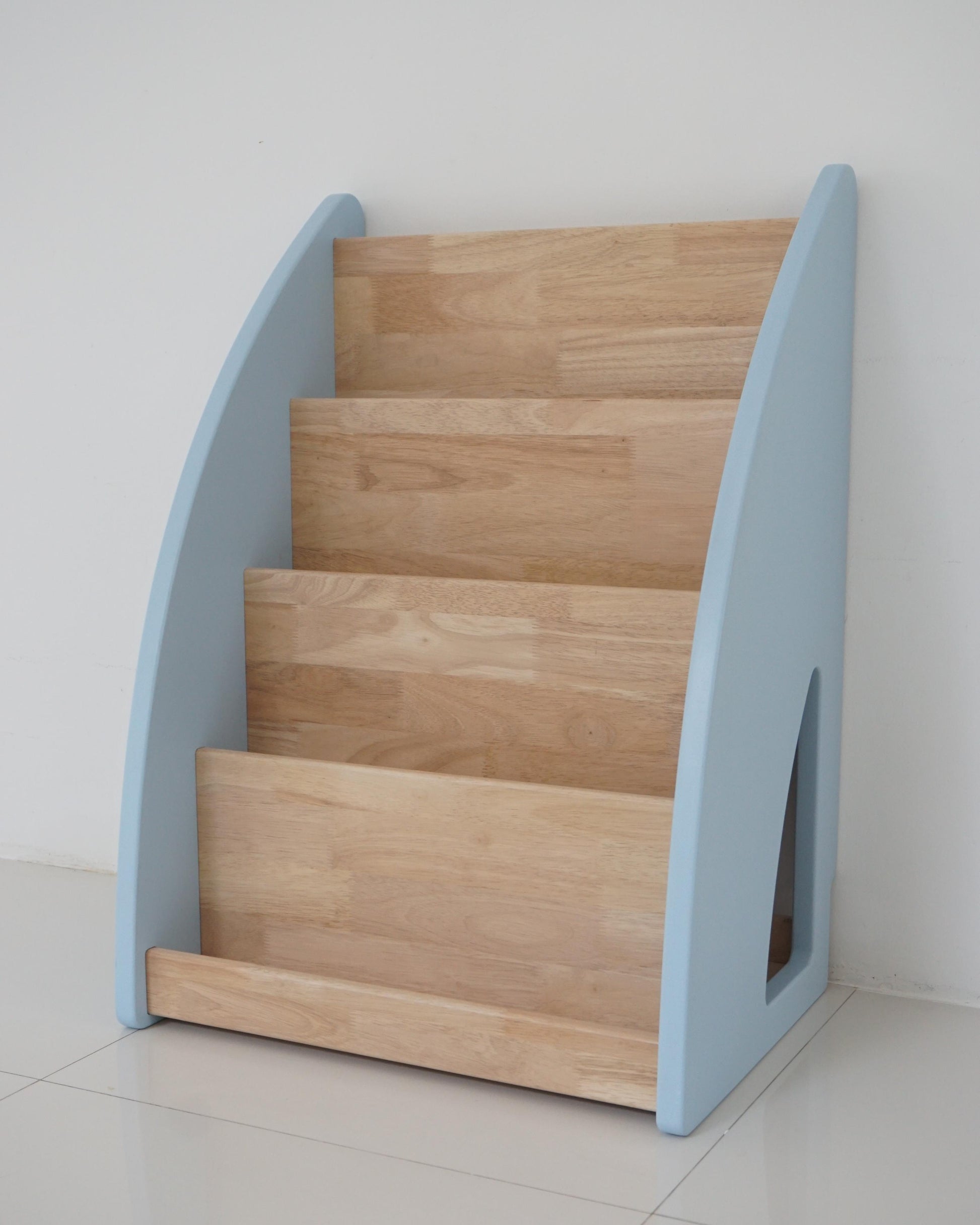 Cerita Solid Wood Front Facing Book Shelf Aden + Ren Malaysia