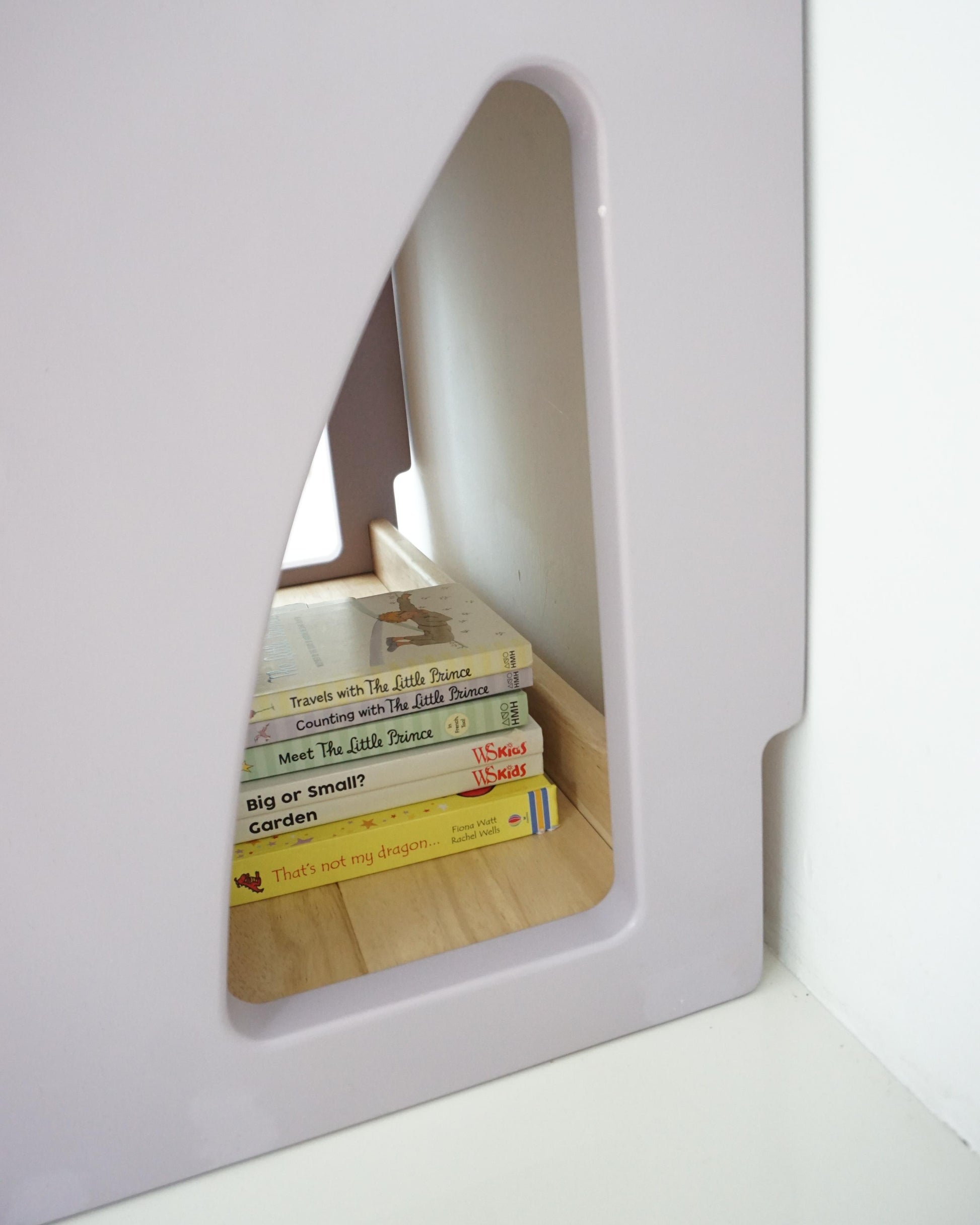 Cerita Solid Wood Front Facing Book Shelf Aden + Ren Malaysia