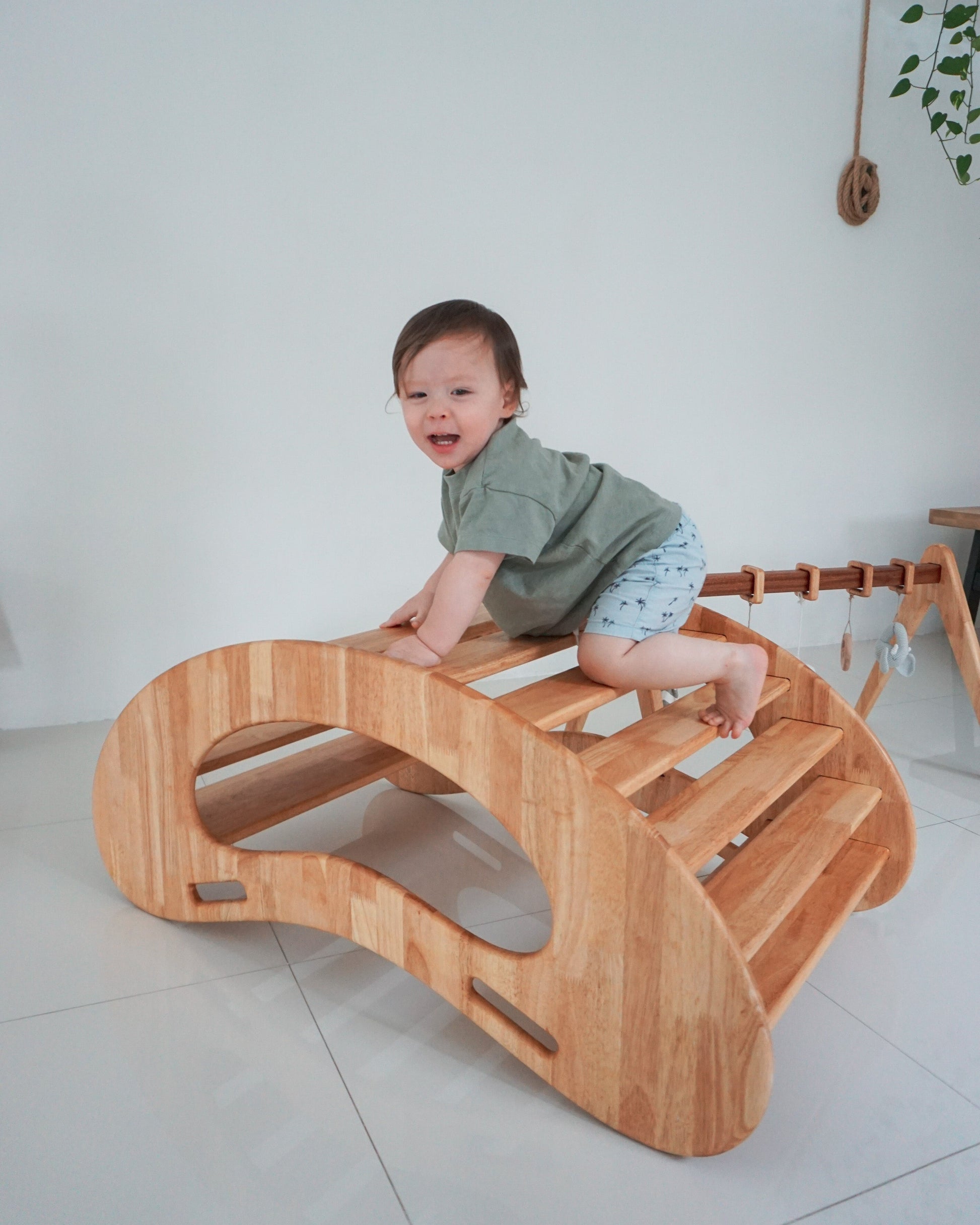 Toddler Climbing Tabur Arch Solid Wood Malaysia